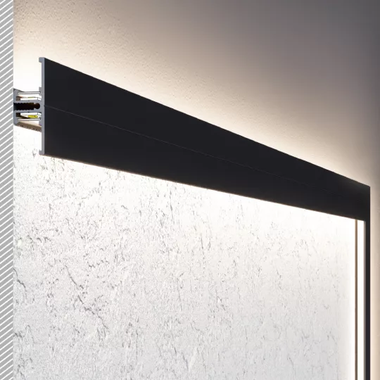 Topmet BACK10 LED profil eloxált aluminium