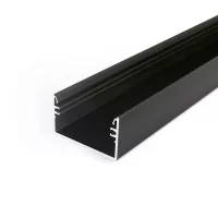 LED profil LOWI falon kívüli fekete
