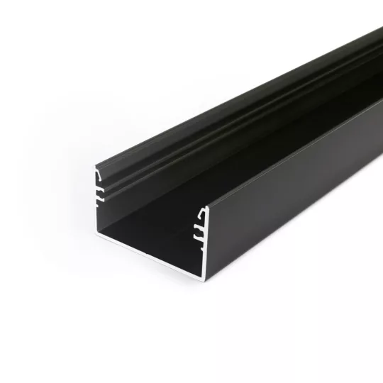 LED profil LOWI falon kívüli fekete