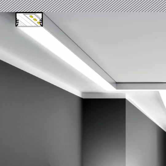 Topmet LED profil LOWI falon kívüli eloxált