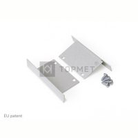 LED profil PHIL süllyesztett végzáró ezüst