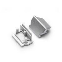 LED profil UNI12 végzáró ezüst