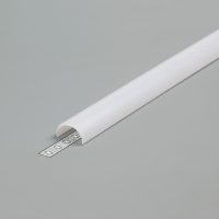 LED profil fedél  "D" klikk opál