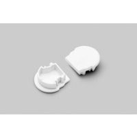 LED profil UNI12 "D" végzáró fehér