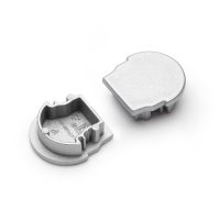 LED profil UNI12 "D" végzáró ezüst