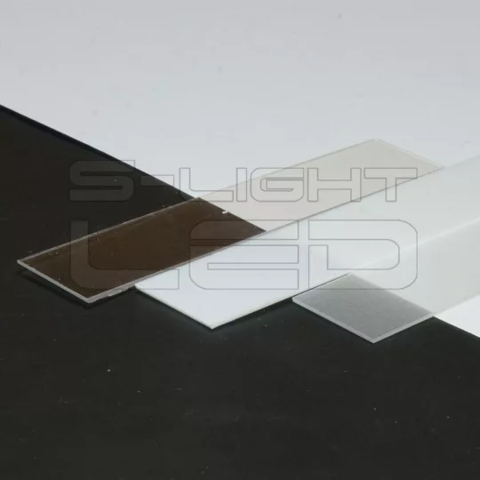 LED profil fedél  "E" opál