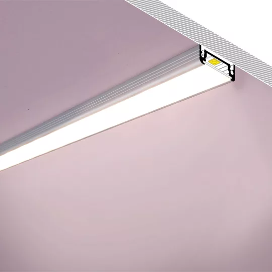 Topmet SURFACE14 profil eloxált aluminium változatban