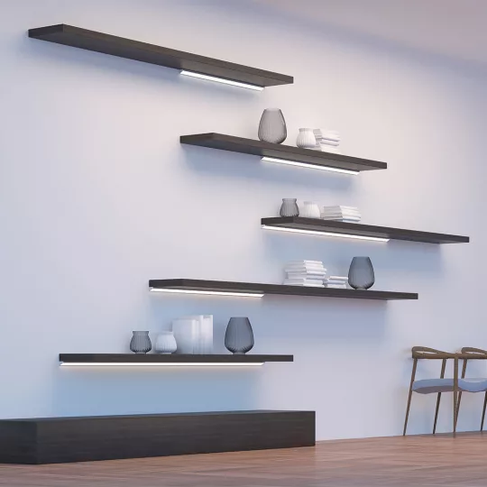 Topmet CORNER14 sarokba szerelhető LED profil natur alu változatban