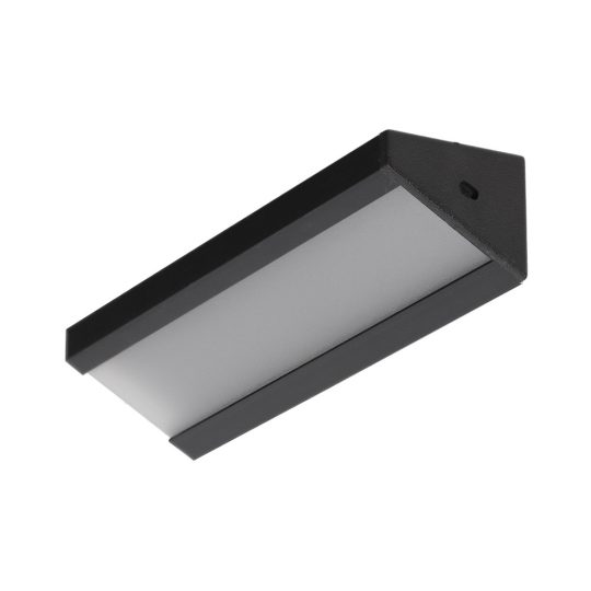 Topmet CORNER14 sarokba szerelhető LED profil fekete színben