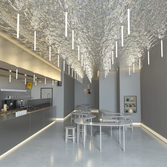 NEON FLEX 360° mennyezeti függesztett rögzítő készlet