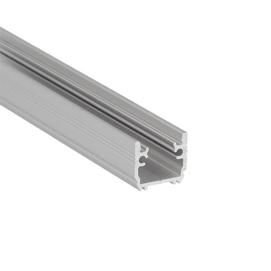 Topmet FLOOR12 padlóba süllyeszthető LED profil eloxált változatban