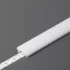 Topmet "K" FLOOR lépésálló LED profil fedél opál változatban a FLOOR8 és FLOOR12 padlóba süllyeszthető LED profilokhoz 4 méteres szálban