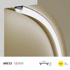 Topmet ARC12 hajlítható LED profil eloxált aluminium 4 méteres szálban