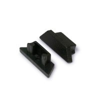 LED profil ARC12 végzáró fekete