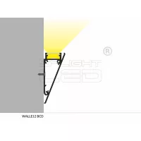 LED profil WALLE12 BCD eloxált 