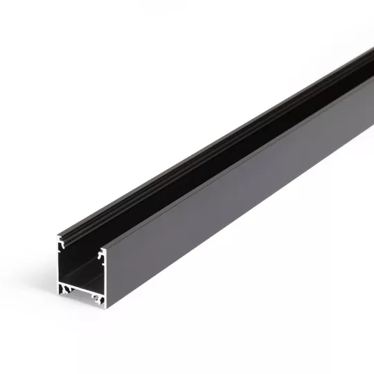 Topmet LINEA20 LED profil fekete színű változatban