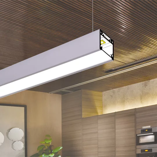 Topmet LINEA20 LED profil fekete színű változatban