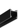 Topmet LINEA20 LED profil fekete színű változatban 3 méteres szálban