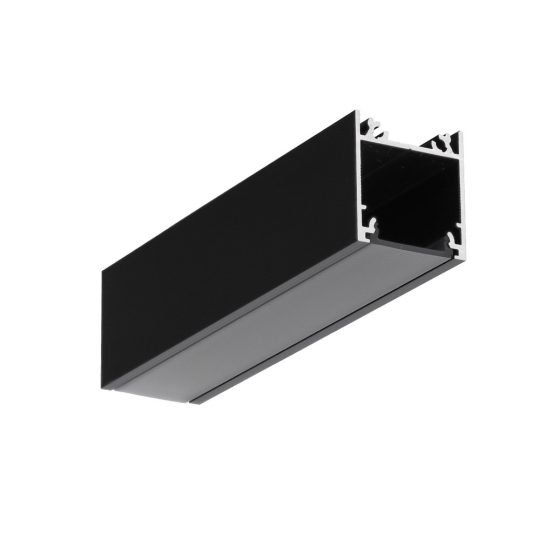 Topmet LINEA20 LED profil fekete színű változatban 3 méteres szálban