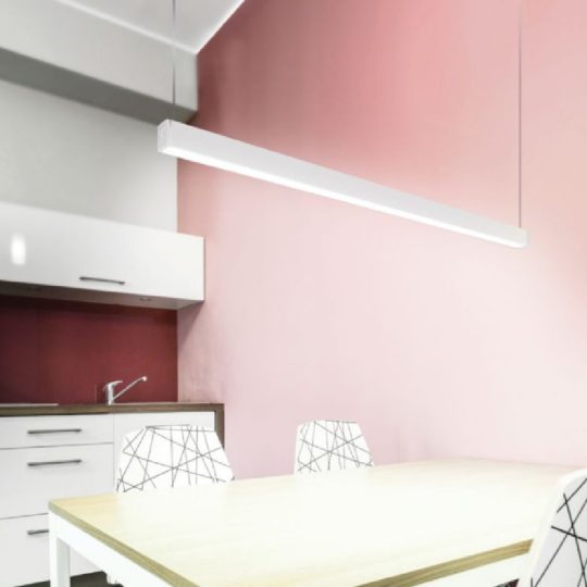 Topmet LINEA20 LED profil fekete színű változatban 3 méteres szálban