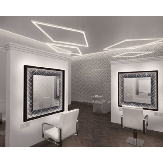 Topmet LINEA20 LED profil porfestett fehér színű változatban 4 méteres szálban