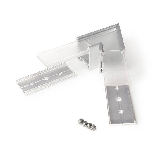 LED profil LINEA20 eloxált ALU sarokidom 60°