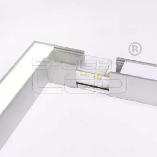 LED profil LINEA20 eloxált ALU sarokidom 90°