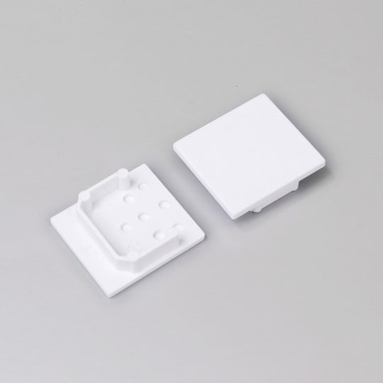 LED profil LINEA20 végzáró fehér