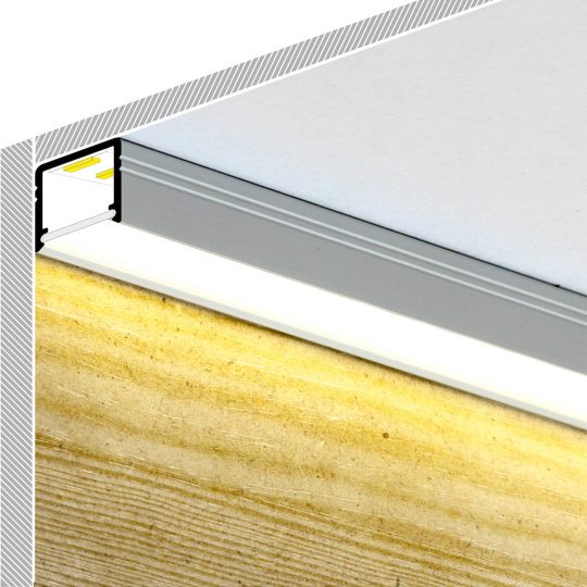Topmet SMART10 LED profil natur aluminium változatban