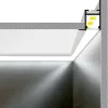 Topmet FRAME14 gipszkarton LED profil natur alu felülettel