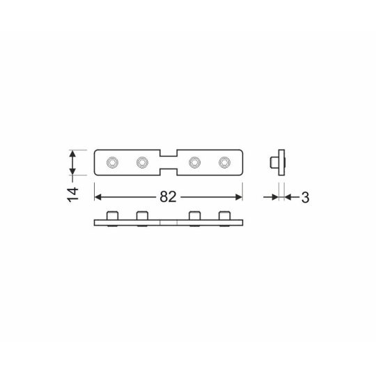 Topmet LED Profil FRAME Q180D összekötő