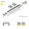 Topmet BEGTON12 LED profil natur aluminium változatban 4 méteres szálban