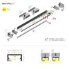 Topmet BEGTON12 LED profil eloxált aluminium 4000mm
