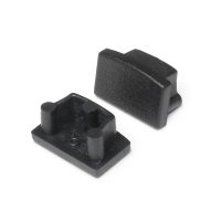 LED profil BEGTON12 "C" végzáró fekete /pár