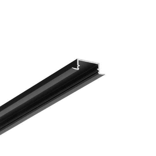 Topmet BEGTIN12 süllyeszthető LED profil fekete színben