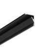Topmet CABI12 sarokba illeszthető LED profil fekete színben