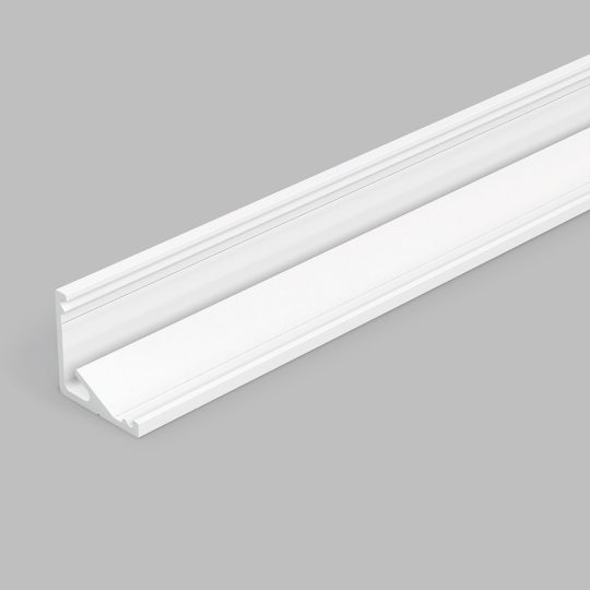 Topmet CABI12 sarokba illeszthető LED profil festett fehér színben 4 méteres szálban
