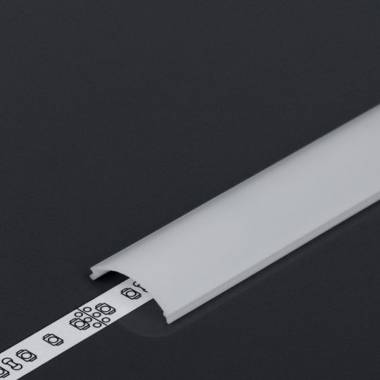 LED profil fedél "D1" klikk opál