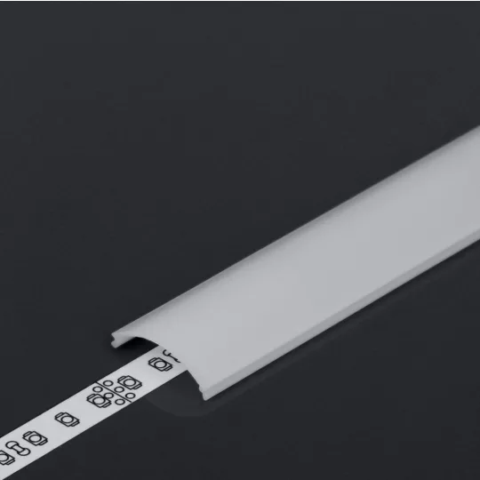 LED profil fedél "D1" klikk opál