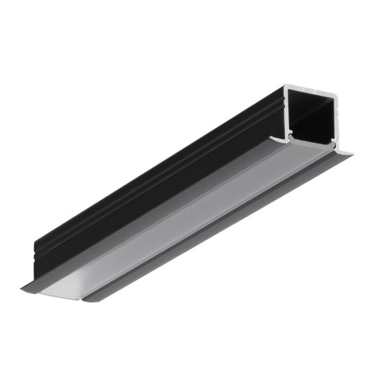 Topmet SMART-IN10 süllyeszthető LED profil fekete színben