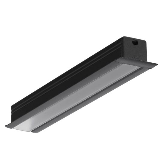 Topmet SMART-IN10 süllyeszthető LED profil fekete színben