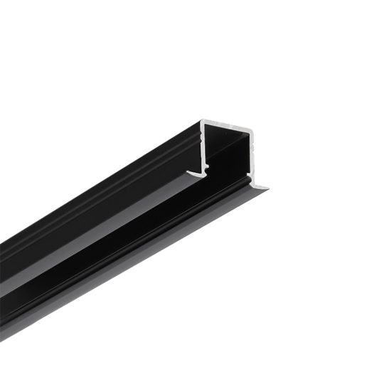 Topmet SMART-IN10 süllyeszthető LED profil fekete színben 4 méteres szálban