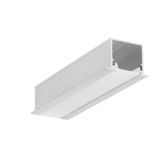 Topmet LINEA-IN20 gipszkarton LED profil natur aluminium változatban