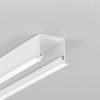 Topmet LINEA-IN20 gipszkarton LED profil festett fehér színben