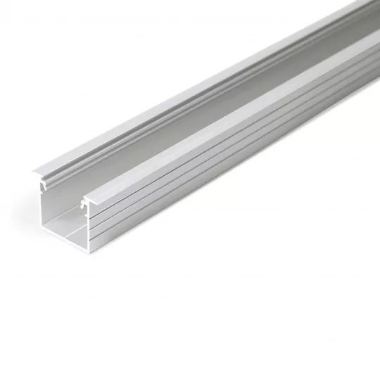 LED profil LINEA-IN20 EE7F/U7 süllyesztett eloxált 4000mm