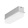 LED profil LINEA-IN20 EE7F/U7 süllyesztett eloxált 4000mm