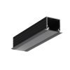 LED profil LINEA-IN20 EE7F/U7 süllyesztett fekete 4000mm