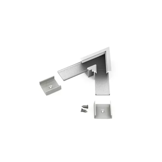 LED profil LINEA-IN20 eloxált sarokidom 60°