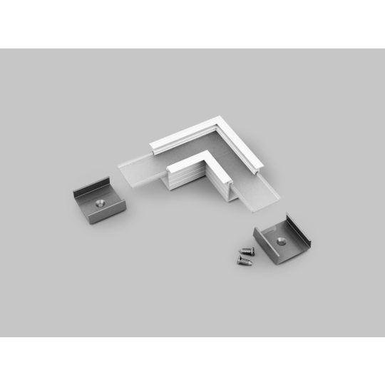 LED profil LINEA-IN20 fehér sarokidom 90°