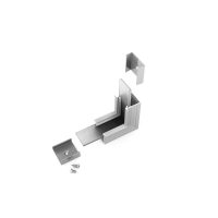   LED profil LINEA-IN20 térben forduló eloxált sarokidom 90°